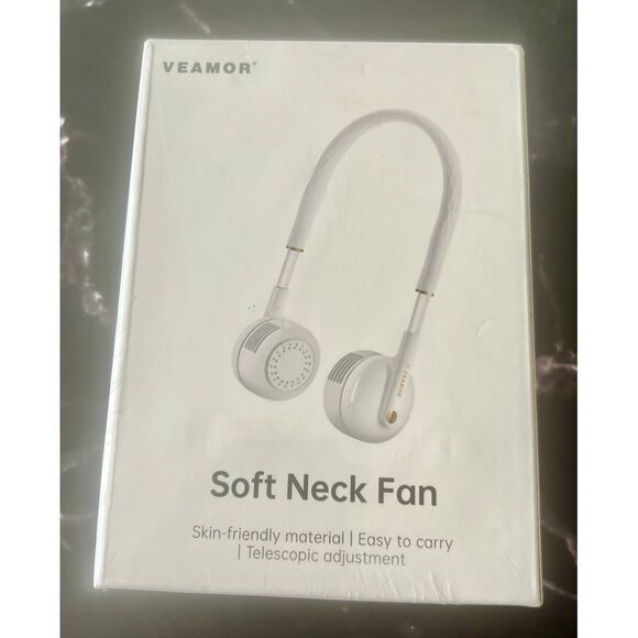 VEAMOR Other - VEAMOR Portable Neck Fan Bladeless Cooling Device w/LED‎ Light USB Rechargeable